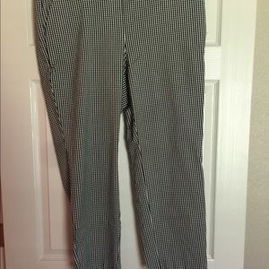 Lane Bryant checked pants